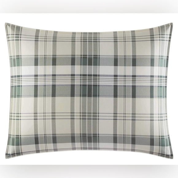 Eddie Bauer Timbers Plaid Green Duvet Cover Set Twin - Picture 3 of 6